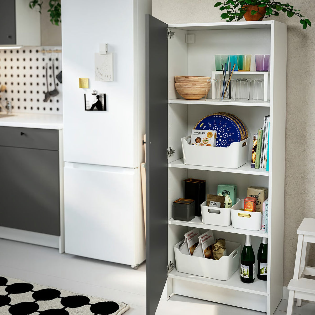 Furnoova | dark grey high cabinet