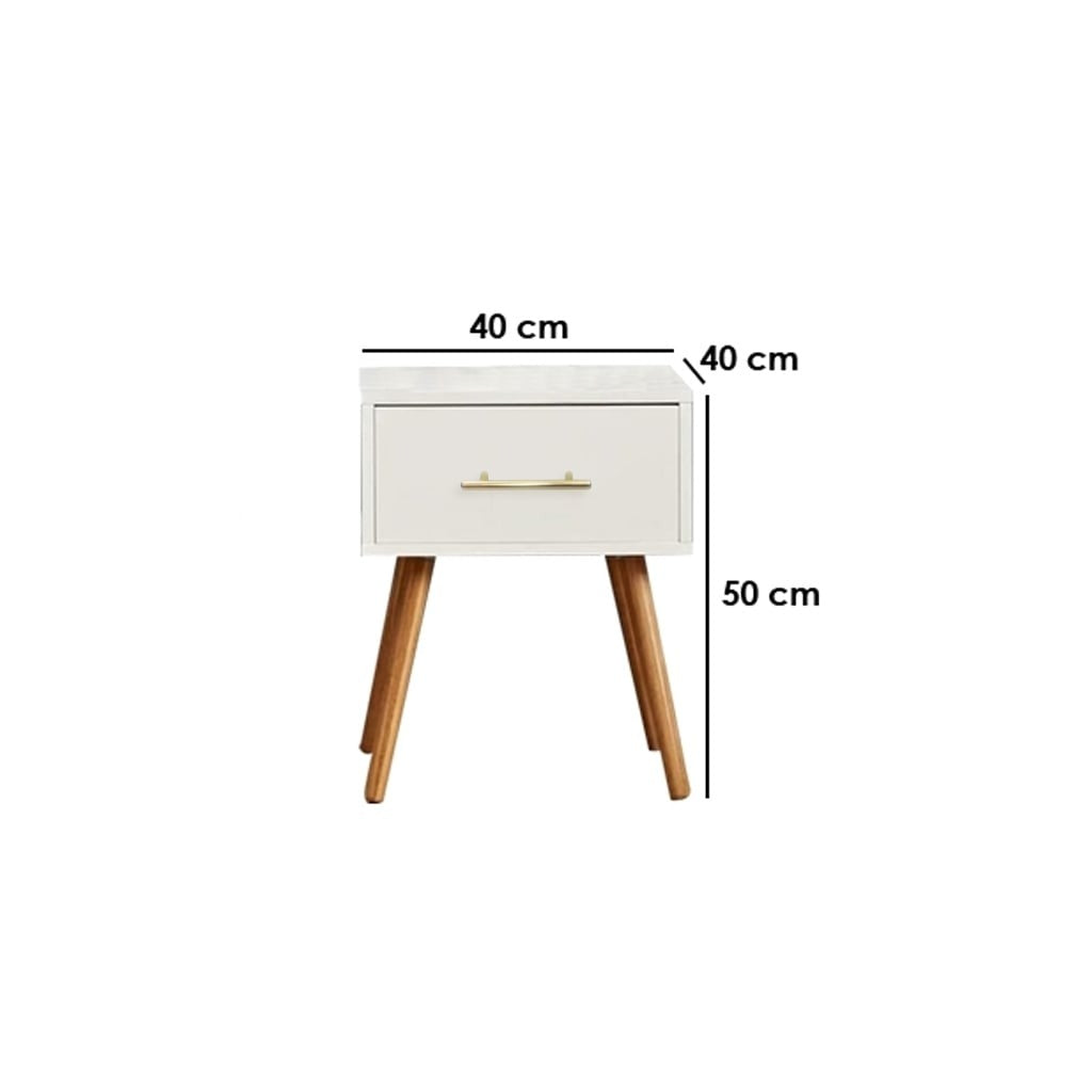 كومودينو إسباني MDF وPVC أبيض 2