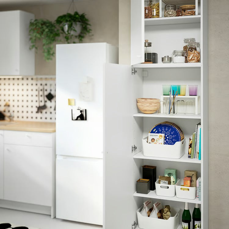 Furnoova | white high cabinet with doors